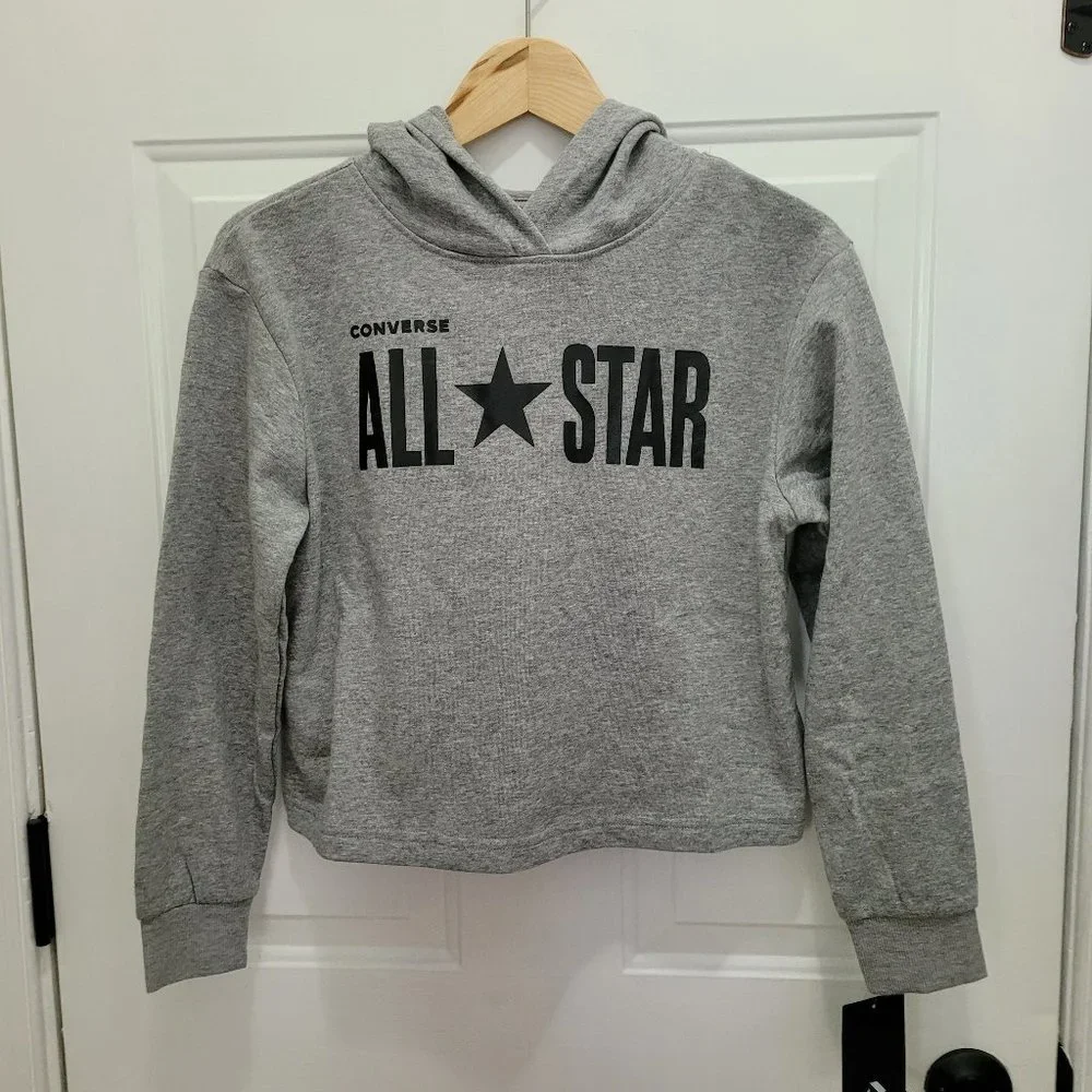 NWT Converse French Terry Boxy Hoodie Size L